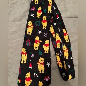 Disney Pooh bear Christmas silk tie